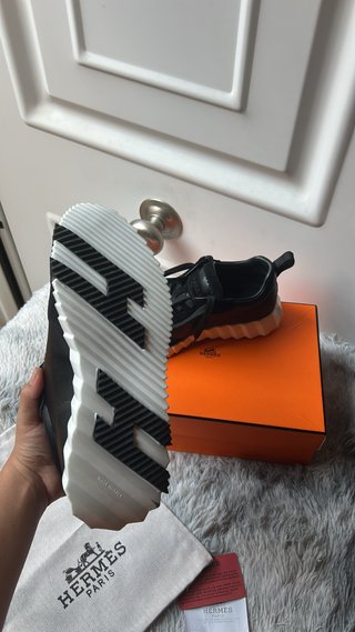 Hermès Bouncing Zapatillas Negras Talla 41