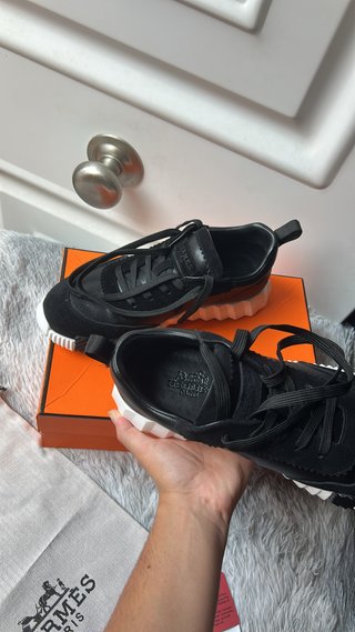 Hermès Bouncing Zapatillas Negras Talla 41