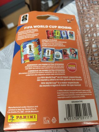 Caja Oficial Sticker Collection Mundial 2026