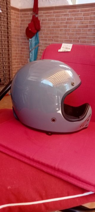 Casco integral gris
