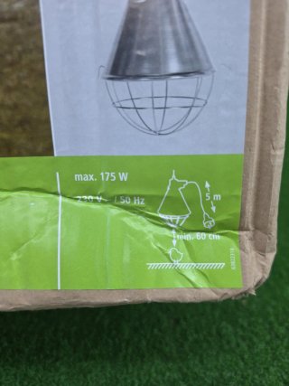 Lámpara infrarrojos aluminio 5m
