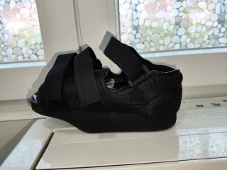 Zapato postquirúrgico talo abierto