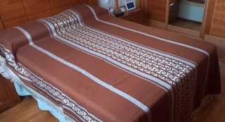 Colcha Marrón Cama 135 cm