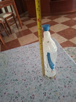 Botella Antigua de Lourdes Agua Bendita