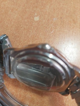 Reloj Patrick Arnaud Cuarzo Esfera Azul funciona.
