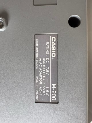 Teclado Casio M-200