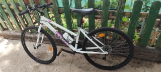 Bicicleta B'TWIN Mountain Bike Blanca