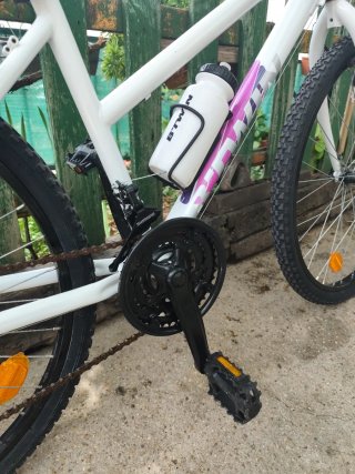 Bicicleta B'TWIN Mountain Bike Blanca
