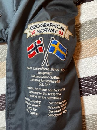 Abrigo Geographical Norway Talla L (Como nuevo)