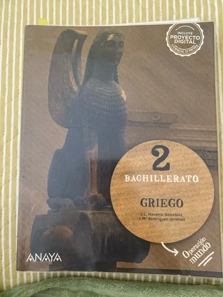 libro griego 2 de bachillerato
