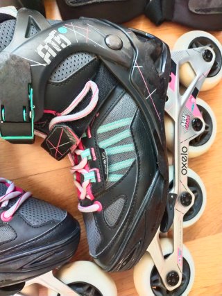 Patines Oxelo Talla 35-38 + Protecciones