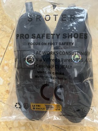 Zapatillas seguridad sin cordones talla 38
