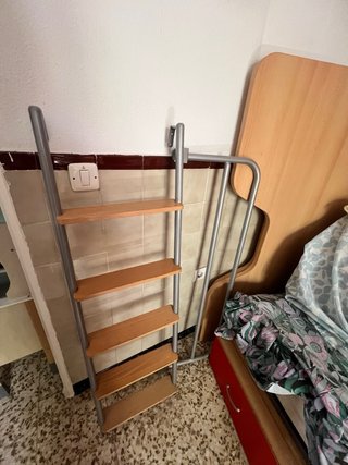 Cama nido 90cm madera y metal (Negociable)