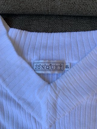 Jersey blanco de Jasmin Jonquet