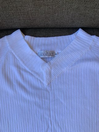 Jersey blanco de Jasmin Jonquet