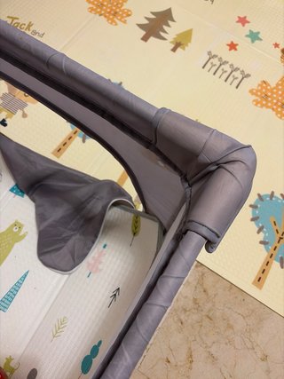 Parque infantil 150x150 cm gris