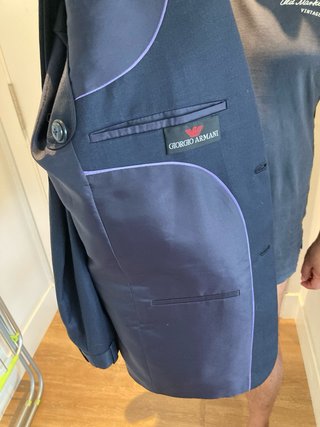 Traje HB azul marino de caballero