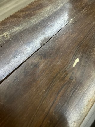 Mesa consola madera maciza antigua