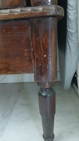 Armario Ropero Antiguo con Espejos y Altillo - Ma