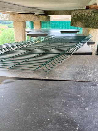 Lote de mesas madera y metal