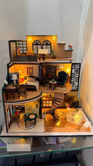 Casa miniatura coleccionismo Ya montada