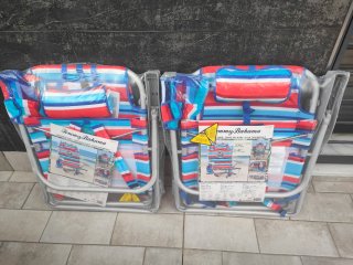 Lote 2 Sedie da Spiaggia Tommy Bahama