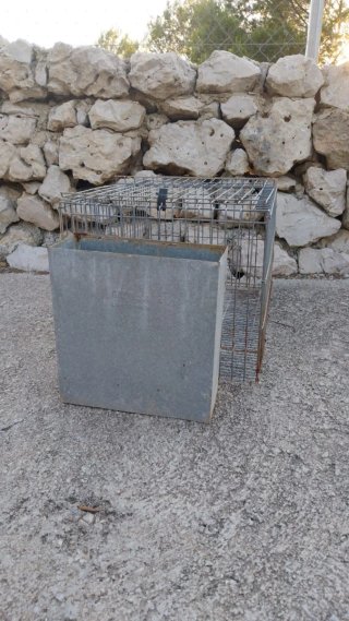 Jaula para animales metálica (conejos, palomas...)