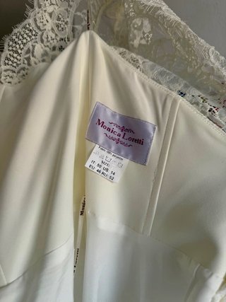 VESTIDO NOVIA MONICA LORETTI T46 | NUEVO C/ETIQ