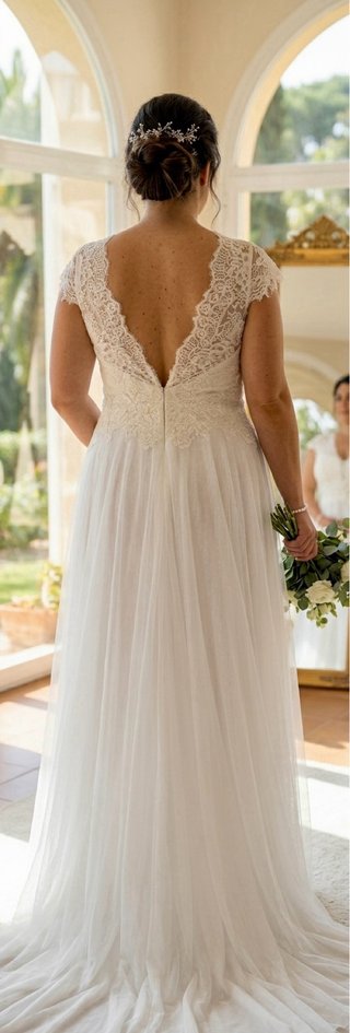 VESTIDO NOVIA MONICA LORETTI T46 | NUEVO C/ETIQ