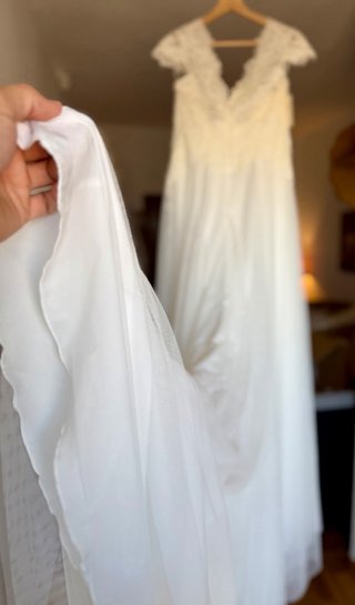VESTIDO NOVIA MONICA LORETTI T46 | NUEVO C/ETIQ