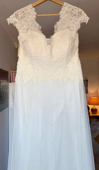 VESTIDO NOVIA MONICA LORETTI T46 | NUEVO C/ETIQ