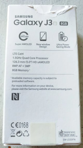 Samsung Galaxy J3 (2016) Dorado