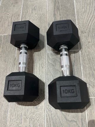 Par Mancuernas Goma 10kg