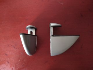 escuadras plata regulable/balda