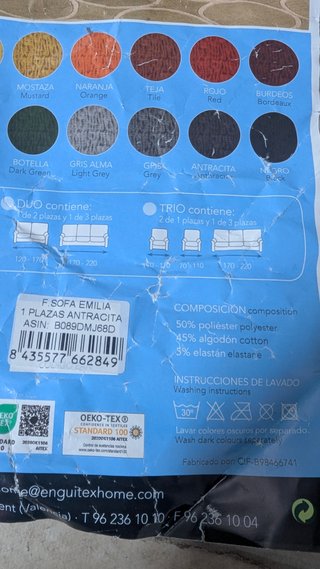 Funda elástica sillón 1 plaza gris