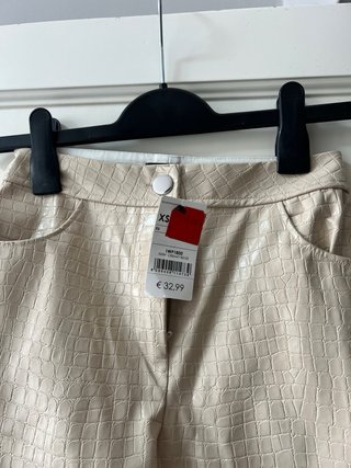 Conjunto de top y pantalon Beige Cocodrilo