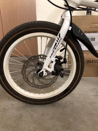 Bicicleta Plegable Blanca