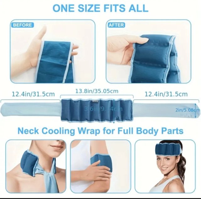 Banda cuello refrescante absorbente