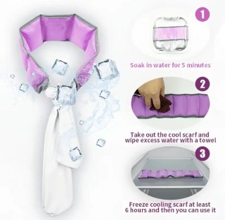 Banda cuello refrescante absorbente