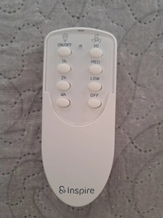 Ventilador de techo blanco moderno