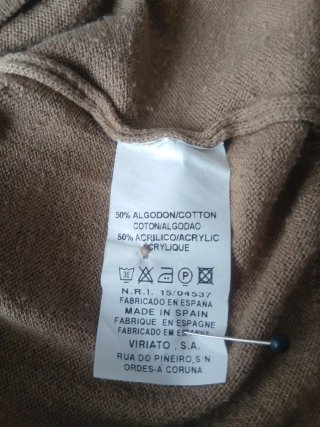 Chaqueta de punto Viriato beige