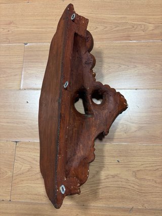 Estante decorativo madera y metal. Disponible 7/7