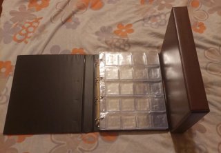 Álbum para monedas con 20 hojas