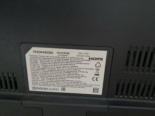 Televisor Thompson Negro viene con chromecast