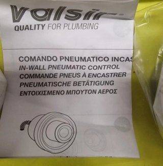Comando Pneumatico Incasso Valsir – Nuovo