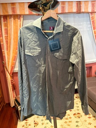 Camisa Invierno Old Jeffrey Talla XL Verde