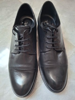Zapatos de piel negros mujer
