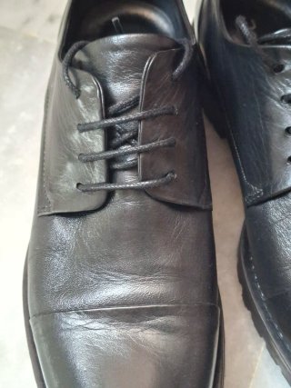 Zapatos de piel negros mujer