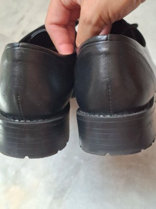 Zapatos de piel negros mujer