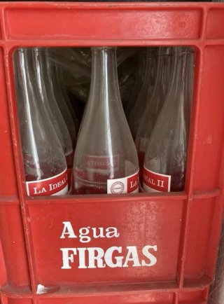 Puerta madera y cristal